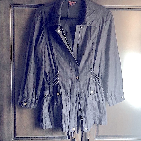 Faux suede Simon Chang mid weight jacket/ shacket western vibes - Picture 1 of 6